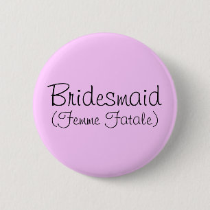 Macaron Rond 5 Cm Épouse de femme de ménage (Fatale)