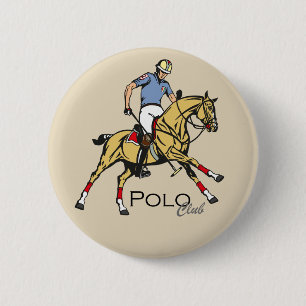Macaron Rond 5 Cm equestrian polo club