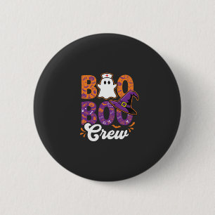 Macaron Rond 5 Cm Équipage Boo Boo Création de Fantôme d'Infirmière
