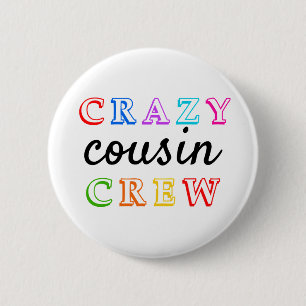 MACARON ROND 5 CM ÉQUIPAGE CRAZY COUSIN