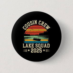 Macaron Rond 5 Cm Équipage de cousins 2025 Équipage de cousins Lake