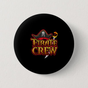 Macaron Rond 5 Cm Équipage de pirate famille appariement pirates cro