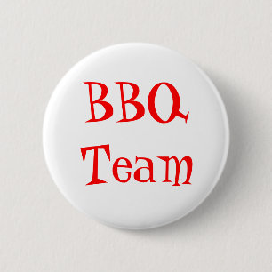 Macaron Rond 5 Cm Équipe BBQ Épinglé