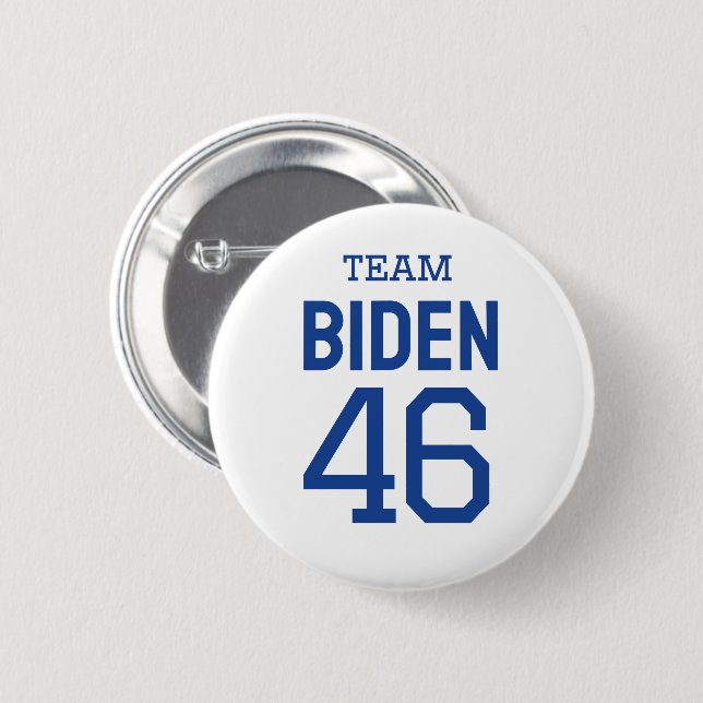 Macaron Rond 5 Cm Équipe Biden (Devant & derrière)
