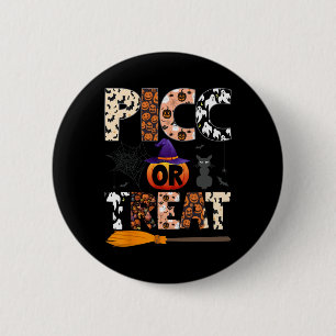 Macaron Rond 5 Cm Équipe d'accès vasculaire Picc Nurse Halloween Cut