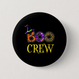 Macaron Rond 5 Cm Équipe de boo costume d'Halloween
