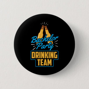 Macaron Rond 5 Cm Équipe de buveurs pour enterrement de vie de garço