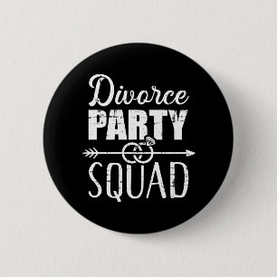Macaron Rond 5 Cm Équipe de Divorce