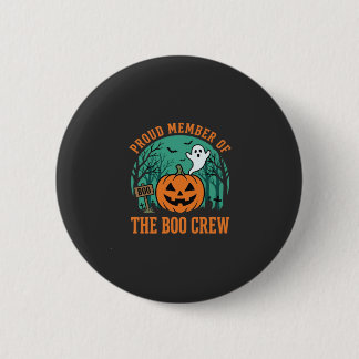 Macaron Rond 5 Cm Équipe de fantômes de design de citrouille Hallowe