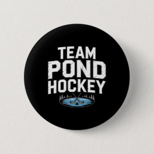 Macaron Rond 5 Cm Équipe de hockey sur glace