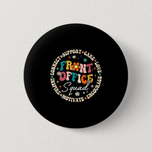Macaron Rond 5 Cm Équipe de la réception retour à l'école premier jo