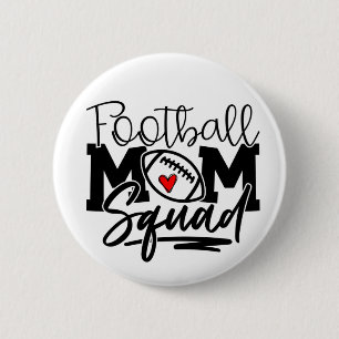 Macaron Rond 5 Cm Équipe de maman de football
