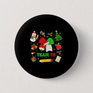 Macaron Rond 5 Cm Équipe de nœud coquette Tk Noël transitionnel mate