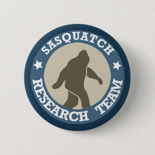 Macaron Rond 5 Cm Équipe de recherche de Sasquatch