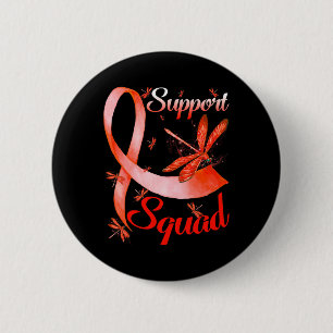 Macaron Rond 5 Cm Équipe de soutien aux guerriers Dragonfly RSD Sens