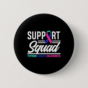 Macaron Rond 5 Cm Équipe de soutien aux guerriers du cancer Cancer T