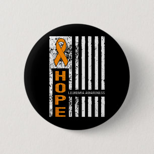 Macaron Rond 5 Cm Équipe de soutien Hope Sensibilisation à la leucém