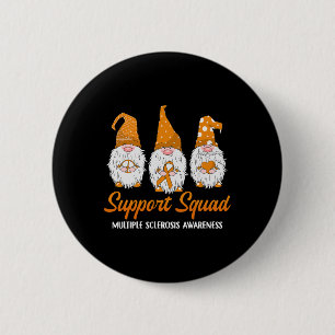 Macaron Rond 5 Cm Équipe de soutien Ruban Sclérose en plaques Sensib
