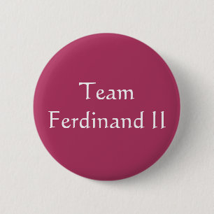 Macaron Rond 5 Cm Équipe Ferdinand II Saint Empereur Romain