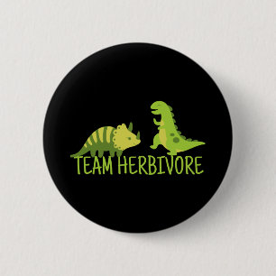 Macaron Rond 5 Cm Équipe Herbivore Vegan