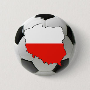 Macaron Rond 5 Cm Équipe nationale de la Pologne