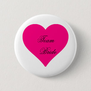 Macaron Rond 5 Cm Équipe personnalisée Mariée Big Rose Love Heart