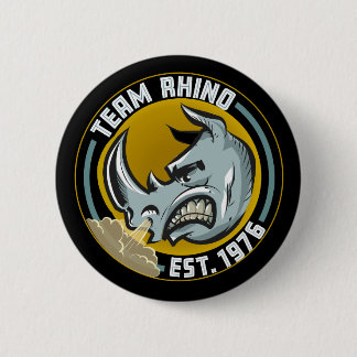 Macaron Rond 5 Cm Équipe Rhino Button