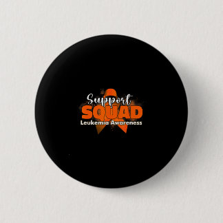 Macaron Rond 5 Cm Équipes de soutien ruban orange leucémie cancer