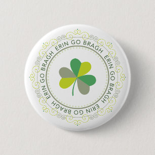 Macaron Rond 5 Cm Erin vont Bragh, Irlande pour toujours