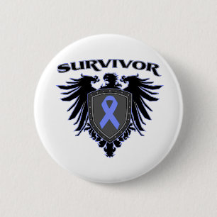 Macaron Rond 5 Cm Esophageal Cancer Survivor Crest