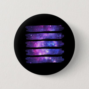 Macaron Rond 5 Cm Espace artistique Galaxie