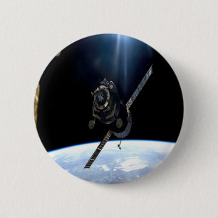 Macaron Rond 5 Cm espace de la NASA d'iss de Station Spatiale