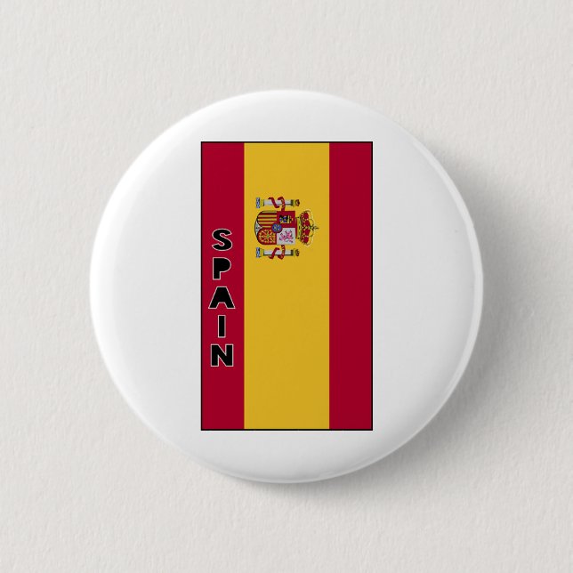 Macaron Rond 5 Cm Espagne (Devant)