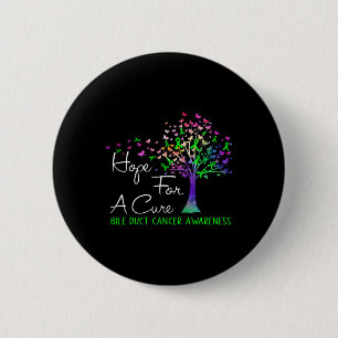 Macaron Rond 5 Cm Espoir D'Une Solution Bile Duction Cancer Sensibil