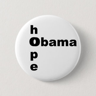 Macaron Rond 5 Cm Espoir et Obama