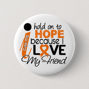 Macaron Rond 5 Cm Espoir pour ma milliseconde de sclérose en plaque