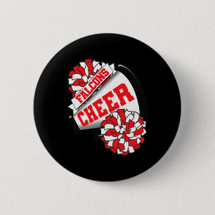 Macaron Rond 5 Cm Esprit de pom-pom girls Falcons Ck à l'école R