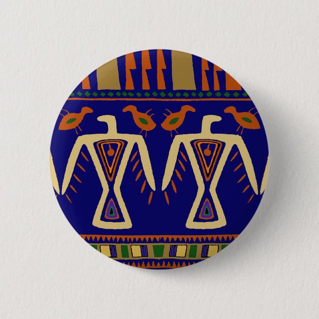 Macaron Rond 5 Cm Esprits d'aigle (Devant)