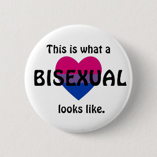 Macaron Rond 5 Cm "Est ce ce qui les regards bisexuels aiment"