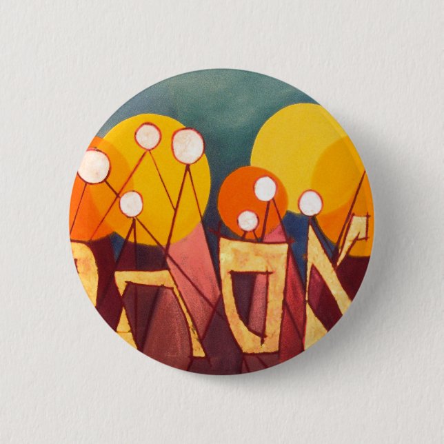 Macaron Rond 5 Cm Esther (Devant)