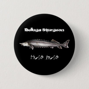 Macaron Rond 5 Cm Esturgeon de beluga