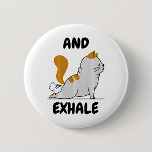 Macaron Rond 5 Cm Et exhalant Yoga Chat Confort Couleurs Adulte Lour