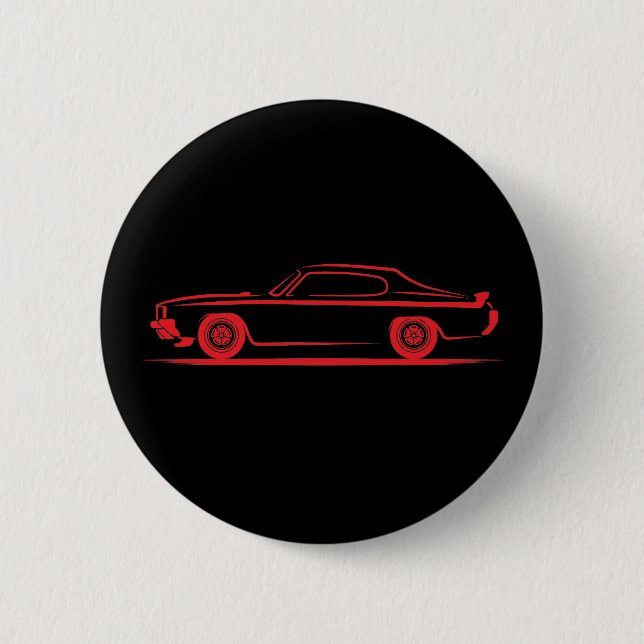 Macaron Rond 5 Cm Étape Buick GSX 455 1970 (Devant)