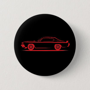 Macaron Rond 5 Cm Étape Buick GSX 455 1970