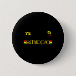 Macaron Rond 5 Cm Ethiopie -reggae Rastafari Jamaïque Footll Footbal