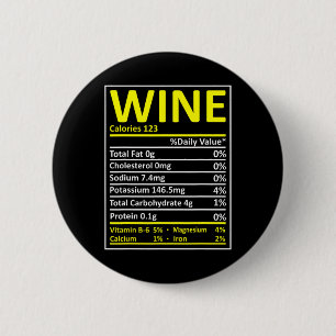 Macaron Rond 5 Cm étiquette des informations nutritionnelles du vin 