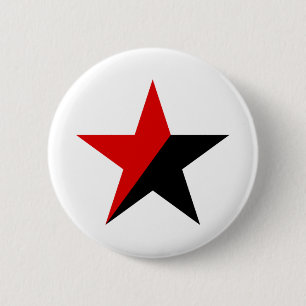 Macaron Rond 5 Cm Étoile d'anarchiste