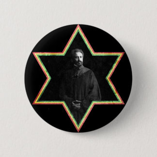 Macaron Rond 5 Cm Étoile de David de Haile Selassie