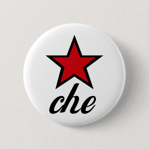 Macaron Rond 5 Cm Étoile rouge Che Guevara !