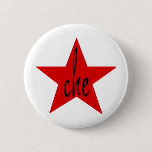 Macaron Rond 5 Cm Étoile rouge de Che !